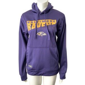 NFL Team Apparel Ravens Sweatshirt Purple Pull-on Hooded S